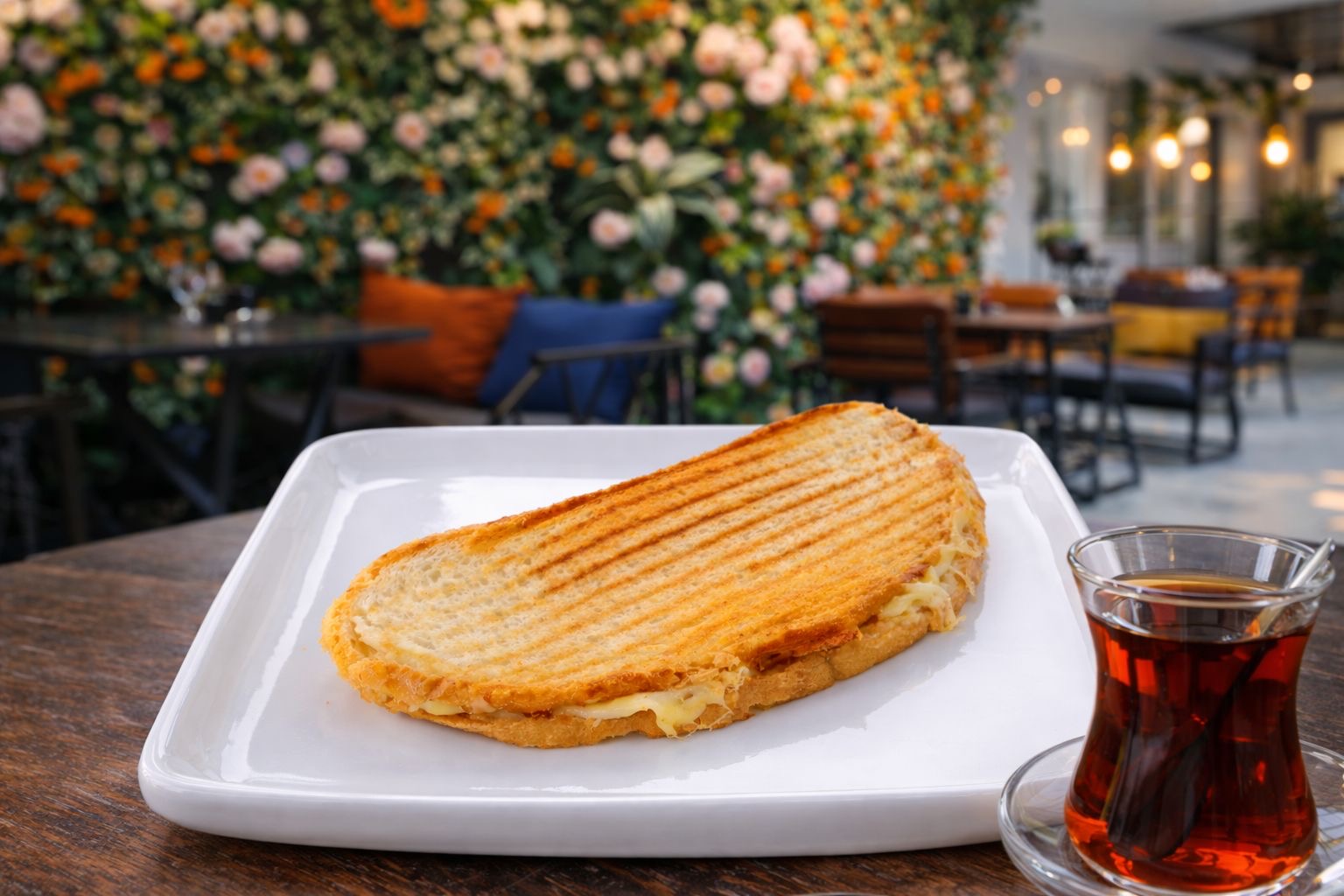 Ayvalık Ekmeğinde Tost